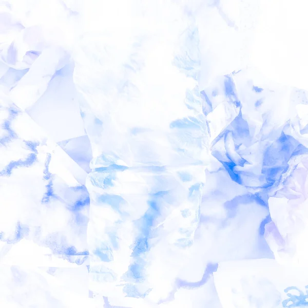 Floco de neve de cristal de gelo. Tecido Azul Branco. Novo — Fotografia de Stock