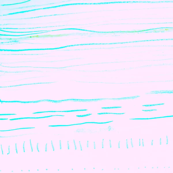Distress Line Pattern. Wave Mint Underline Art. — Stock Photo, Image