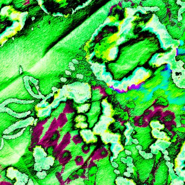 Yeşil Işık Fişeği. Mavi Siyah Yüzey Siyah Kireç 