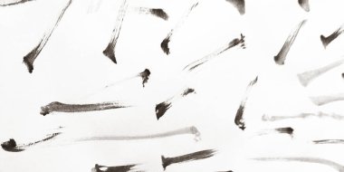 Fırça darbesi şablonu. Tek Renkli Fırça Çizgisi 