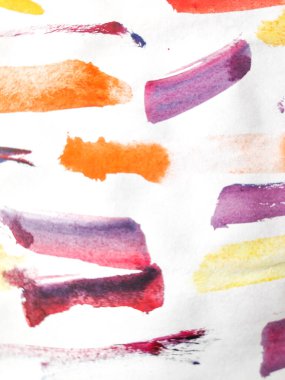 Fırça darbesi şablonu. Parşömen Fırça Çizgisi 