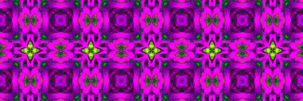 Zostaje Neon. Kilim Mandala Las Cyberpunk — Zdjęcie stockowe