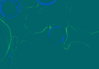 El çizimi geometrik desen. Mint Futuristik 