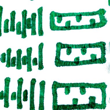 Pen Funky Banner. Asgari Boya Dekorasyonu. 