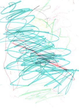 Duvar Sanatı Tuvali. Grafik Çocuk Çizimi.  