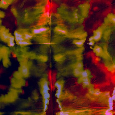 Batik Tekrarı suluboya. Ateş Resimleri Bırakır. 