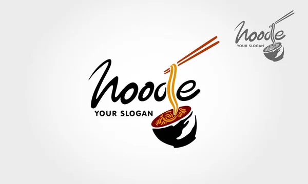Erişte Vektörü Logosu Çizimi. Erişte stili modern ve lüks..