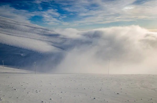 Russia Kirovsk Big Woodyavr Ski Resort — Stock Photo, Image