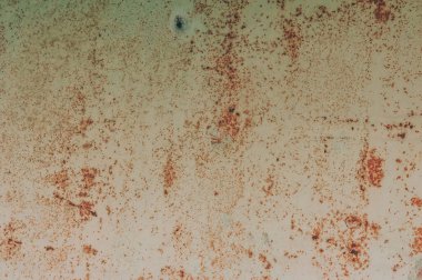 Soyut metal doku arka planı. Paslı eski yüzey ve renkli kir