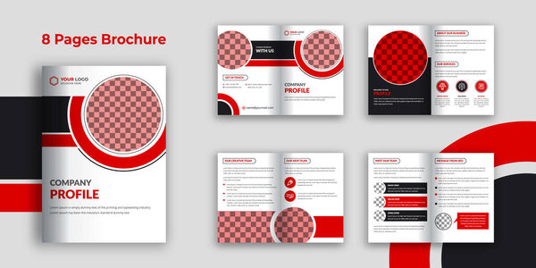 Company profile 8 page brochur