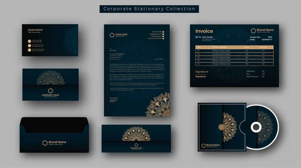 Corporate business brand identity design vector stationery, Business stationary collection