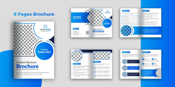 Page Brochure Template Design Royalty Free Stock Illustrations