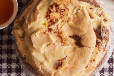 Pupusas fotoğrafı Orta Amerika 'dan tipik bir yemek.