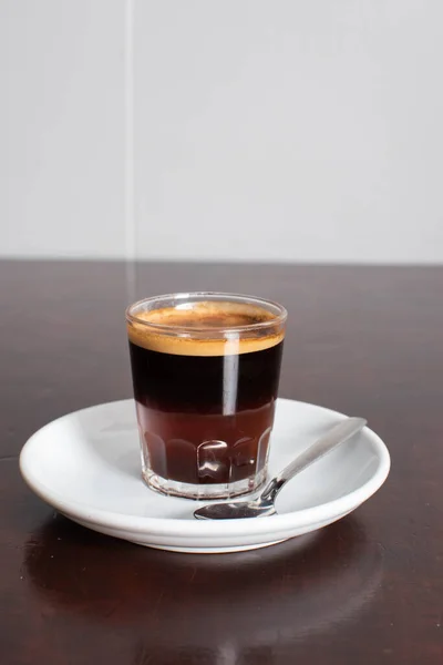 Kaffee Drei Farben Mit Typischem Rum Aus Valencia — Stockfoto