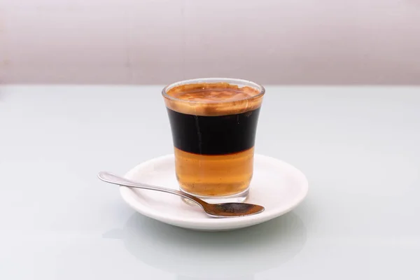 Typischer Kaffee Mit Rum Und Zucker Aus Valencia — Stockfoto