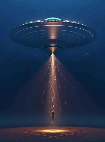 Ufo Concept Rendering — Stockfoto