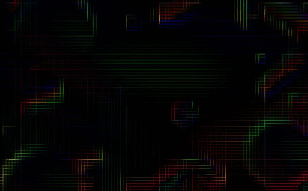 Abstract technology futuristic digital network line background, Internet and data particles and lines color texture, Glitch digital pixel noise effect