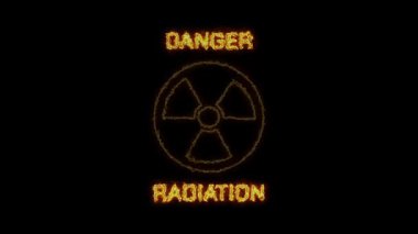 Nükleer sembol nükleer radyasyon tehlikesi uyarısıdır..