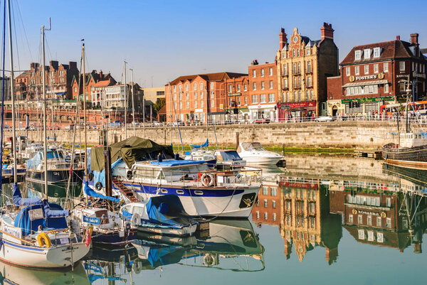 Ramsgate harbour and quayside