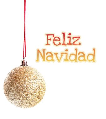 İspanyol tebrikleriyle dolu Noel kartı 