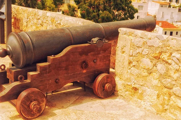 Ibiza Spain July 2018 Cannon Usually Used Navy Defending Fortresses — 图库照片