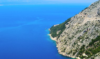 Adriyatik Otoyolu, Hırvatistan ve Avrupa ile Makarska Riviera kıyıları. 