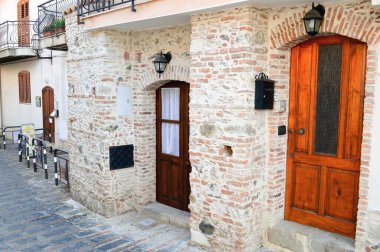 Sicilya kırsalının modern mimarisi, Sicilya 'nın kırsal kesimlerinde geleneksel evler, İtalya.