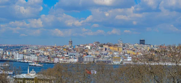 Istanbul Turquia Abril 2015 Vista Panorâmica Palácio Topkapi Sobre Parte — Fotografia de Stock