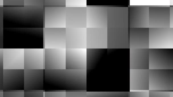Abstrakter Hintergrund Schwarz Weiß Und Grau Mit Ein Paar Animationen — Stockvideo