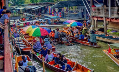 Samut Songkhram Eyaleti, Tayland, 01 Ocak 2020: Samut Songkhram Eyaleti, Tayland.