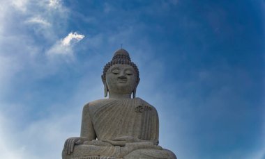 PHUKET, THAILAND, Ocak 05 2020: Phuket 'in Büyük Buda' sı Phuket, Tayland 'da bulunan Maravija Buddha heykeli..