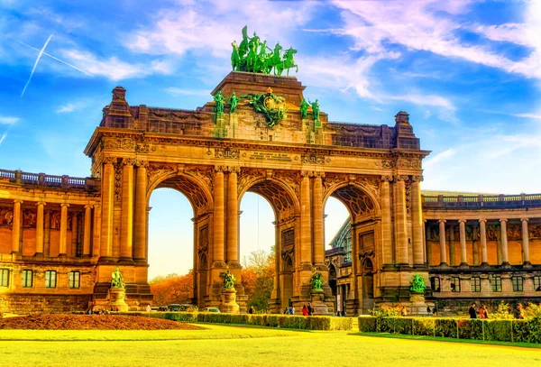 Brussels Belgium November 2018 Great Monument Known Name Arcades Cinquantenaire — стокове фото