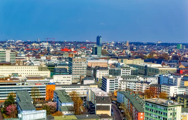 Frankfurt Main Alemania Marzo 2019 Vista Aérea Sobre Frankfurt Main —  Fotos de Stock