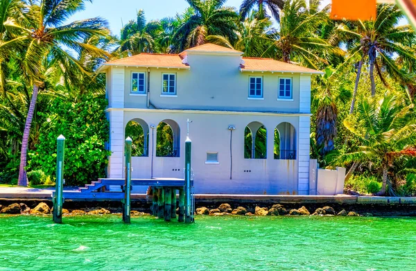 Miami Florida Verenigde Staten Mei 2019 Luxe Huis Aan Zee — Stockfoto