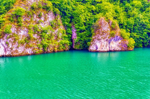 Lac Canyon Drina Près Visegrad Bosnie Herzégovine — Photo