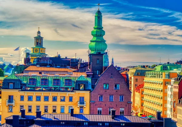 Stockholm Suécia Setembro 2019 Vista Panorâmica Cidade Estocolmo Suécia — Fotografia de Stock
