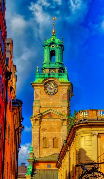 Stockholm Suécia Setembro 2019 Uma Vista Sobre Catedral Estocolmo Cidade — Fotografia de Stock