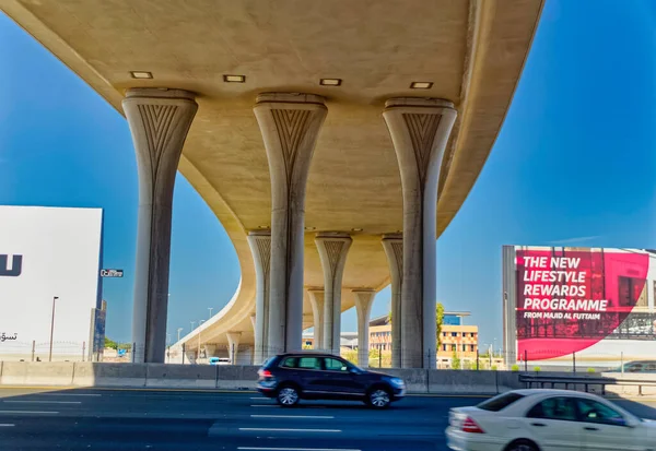 Дубай Оаэ Ноября 2019 Года Бетонные Сооружения Сети Автомобильных Дорог — стоковое фото
