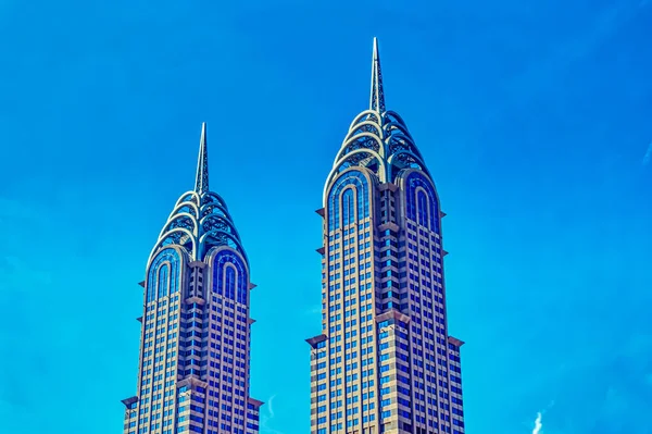 Dubai Emirados Árabes Unidos Novembro 2019 Edifícios Negócios Modernos Dubai — Fotografia de Stock