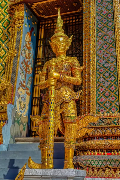 Bangkok Thailand Dezembro 2019 Estátua Tradicional Como Símbolo Religião Tailandesa — Fotografia de Stock