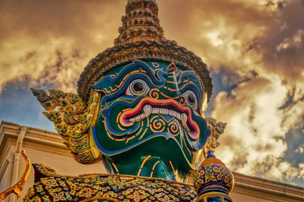 Bangkok Thailand Prosince 2019 Hanuman Socha Opičího Krále Královském Paláci — Stock fotografie