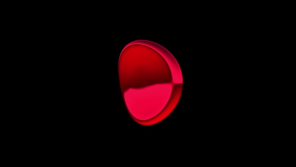 疾患によって攻撃される赤血球の抽象アニメーション — ストック動画