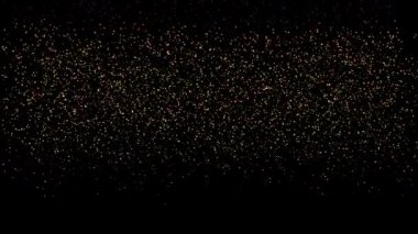 Küçük nesnelerin parçacık animasyonu gökyüzünü meteorlarla ya da gece boyunca hareket eden diğer uzay nesneleriyle temsil edebilir..
