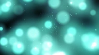 Uzay-zaman içinde birkaç geçiş ile yuvarlak geometrik nesnelerin animasyonu.