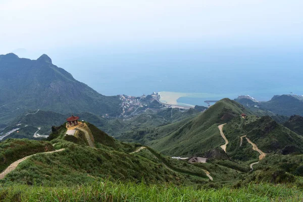 New Taipeh Taiwan Teekannen Bergwanderweg Mit Blick Auf Das Yin — Stockfoto