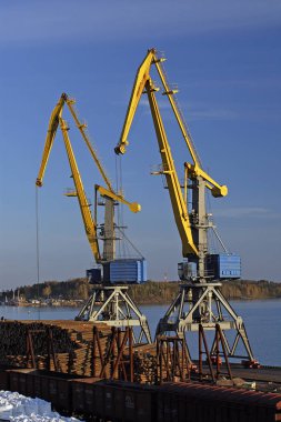 Vyborg bağlantı noktası bağlantı noktası Vinçler