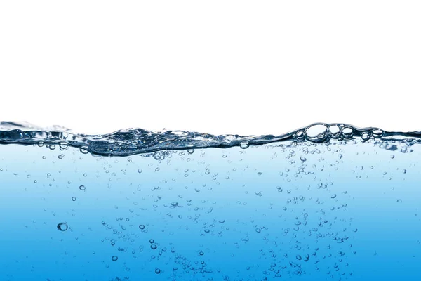 Unterwasserblasen Isoliert Auf Weißem Hintergrund — Stockfoto