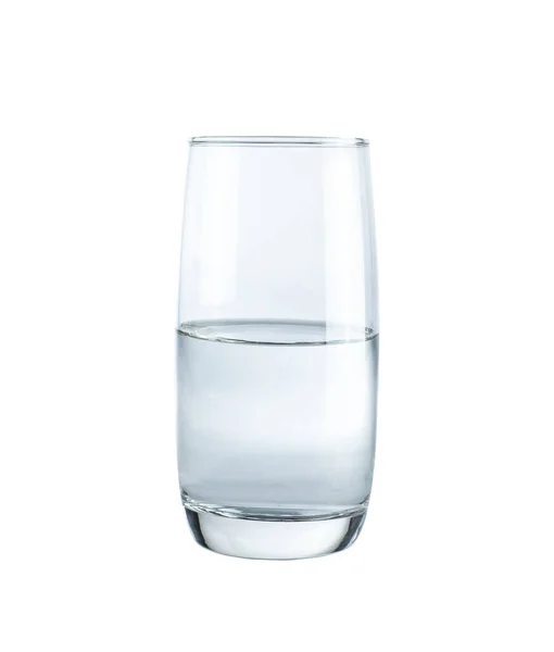 Szkło Czystej Wody Izolowane Białym Tle — Zdjęcie stockowe