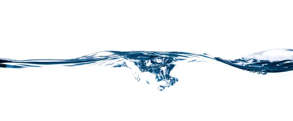 Пиття Води Абстрактна Хвильова Вода Ізольовано Білому Тлі — стокове фото