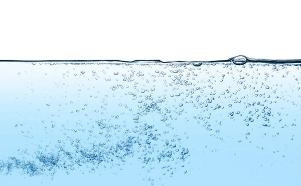 Beber Agua Agua Olas Abstracta Aislada Sobre Fondo Blanco — Foto de Stock